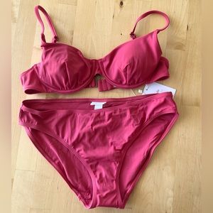 Andie Pink Bikini Set